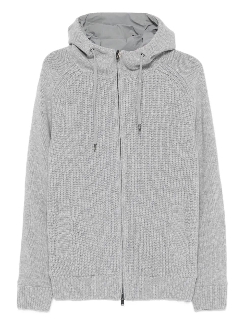 Herno Men Reversible Padded Wool Bomber Jacket In Sand