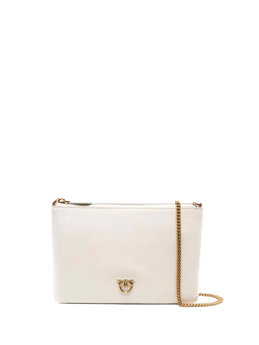Pinko Classic Flat `love` Bag `simply` In Sand