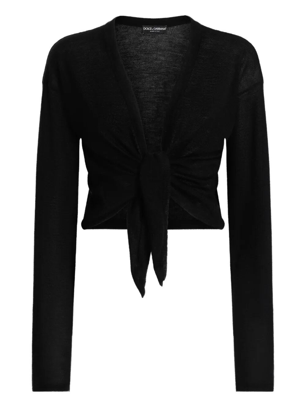 Dolce & Gabbana Cashmere Cardigan Sweaters And Cardigans Black In Black