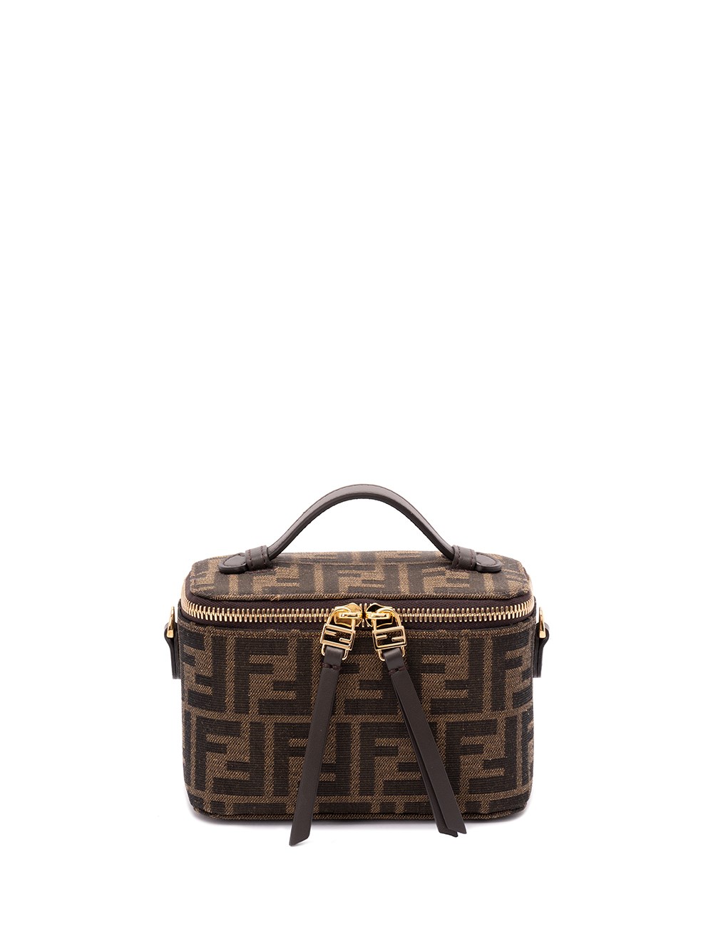 Fendi `Jacquard Ff` Vanity Bag