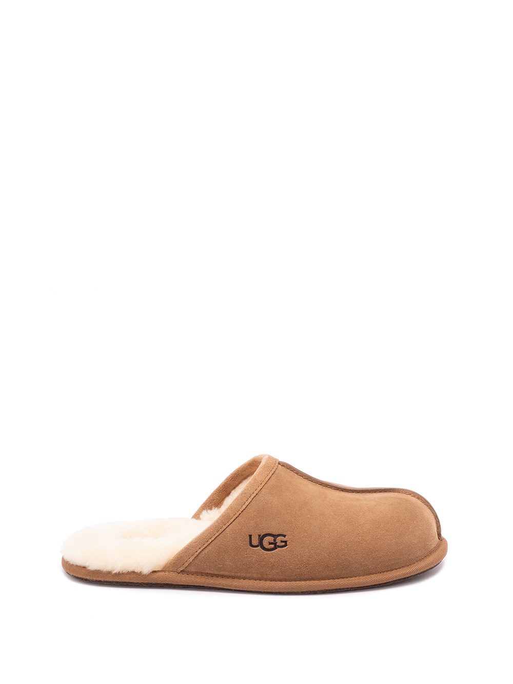 Ugg Scuff Slipper Fleece Lined Slippers In Brown