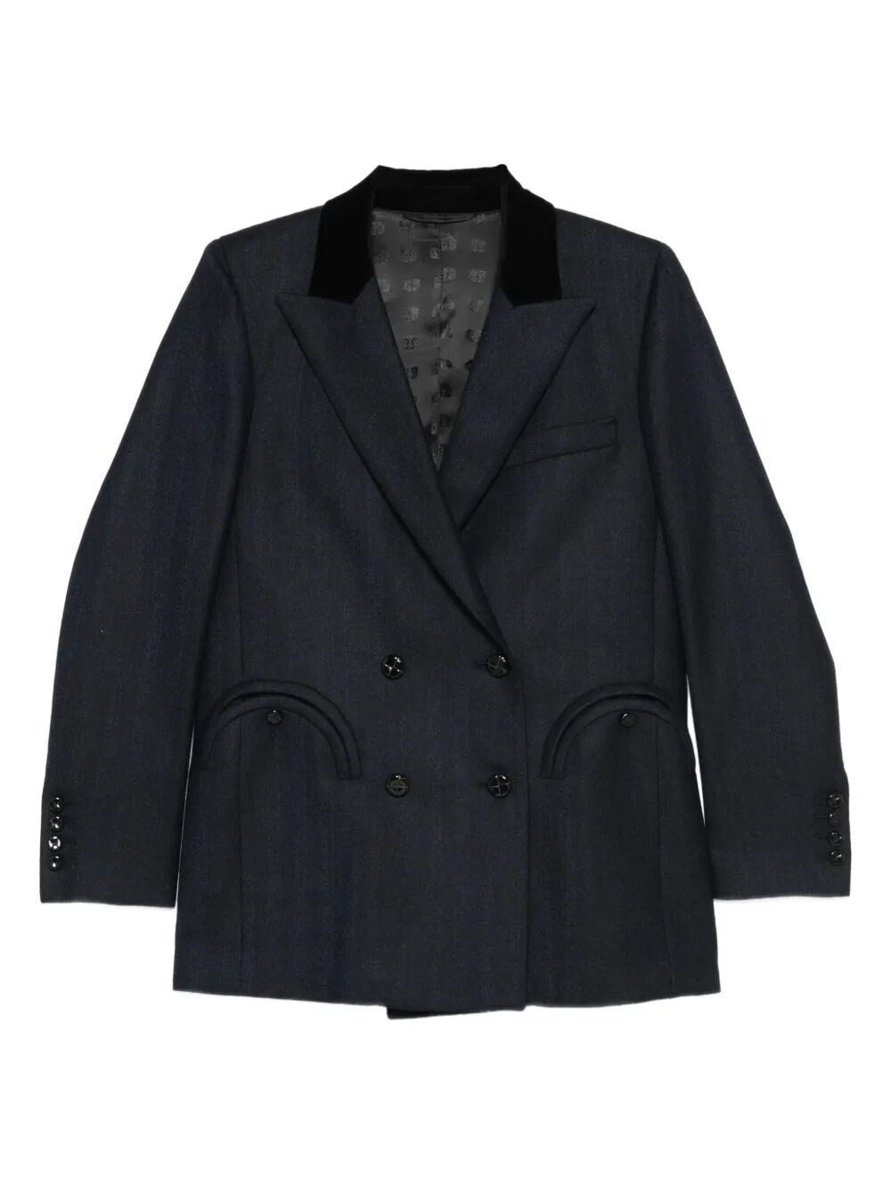 Blazé Milano `maine Everyday` Blazer In Blue