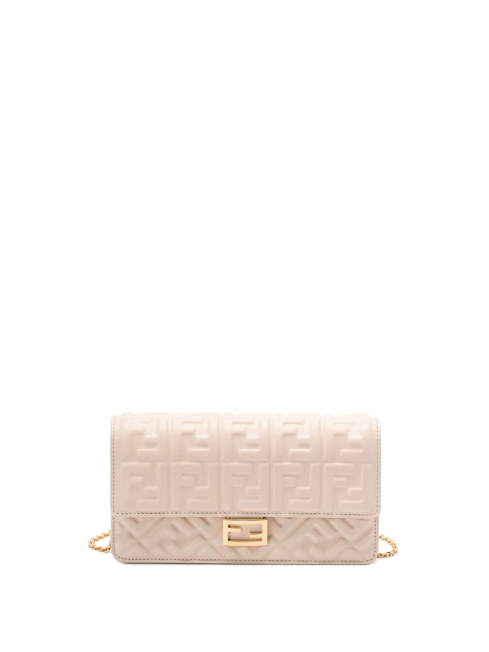 Fendi `baguette` Wallet On Chain In Sand