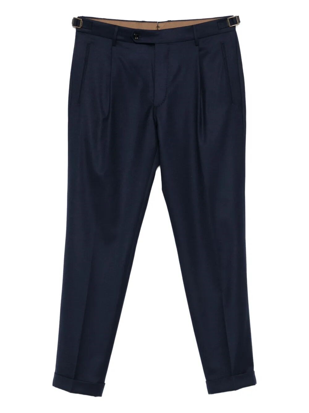 Berwich Pleated Tailored Trousers In Blue