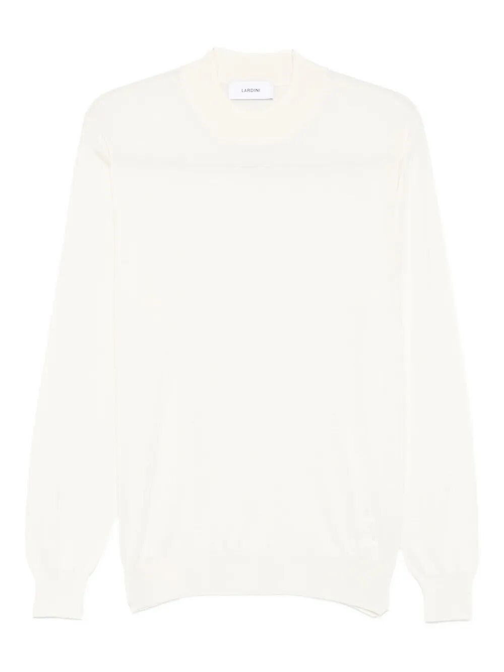 Lardini Long-sleeve Polo Shirt In White