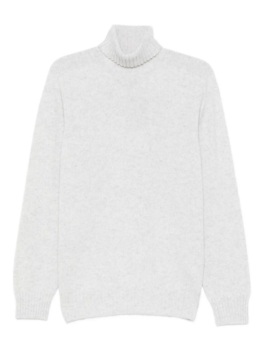 Altea Long Sleeve Turtle-neck Sweater In Burgundy
