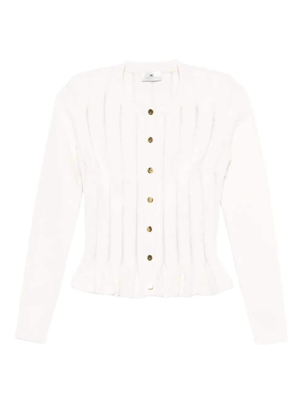 Elisabetta Franchi Tricot Sweater In Sand