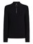 Dolce & Gabbana Zip Long Sleeve Mock-Neck Sweater