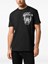 Philipp Plein Round-Neck T-Shirt `Glass Skull`