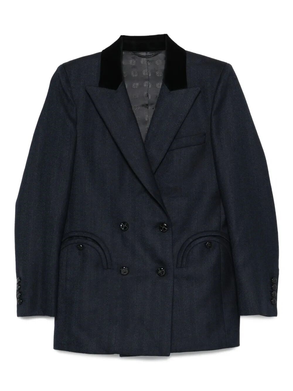 Blazé Milano `maine Charmer` Blazer In Blue