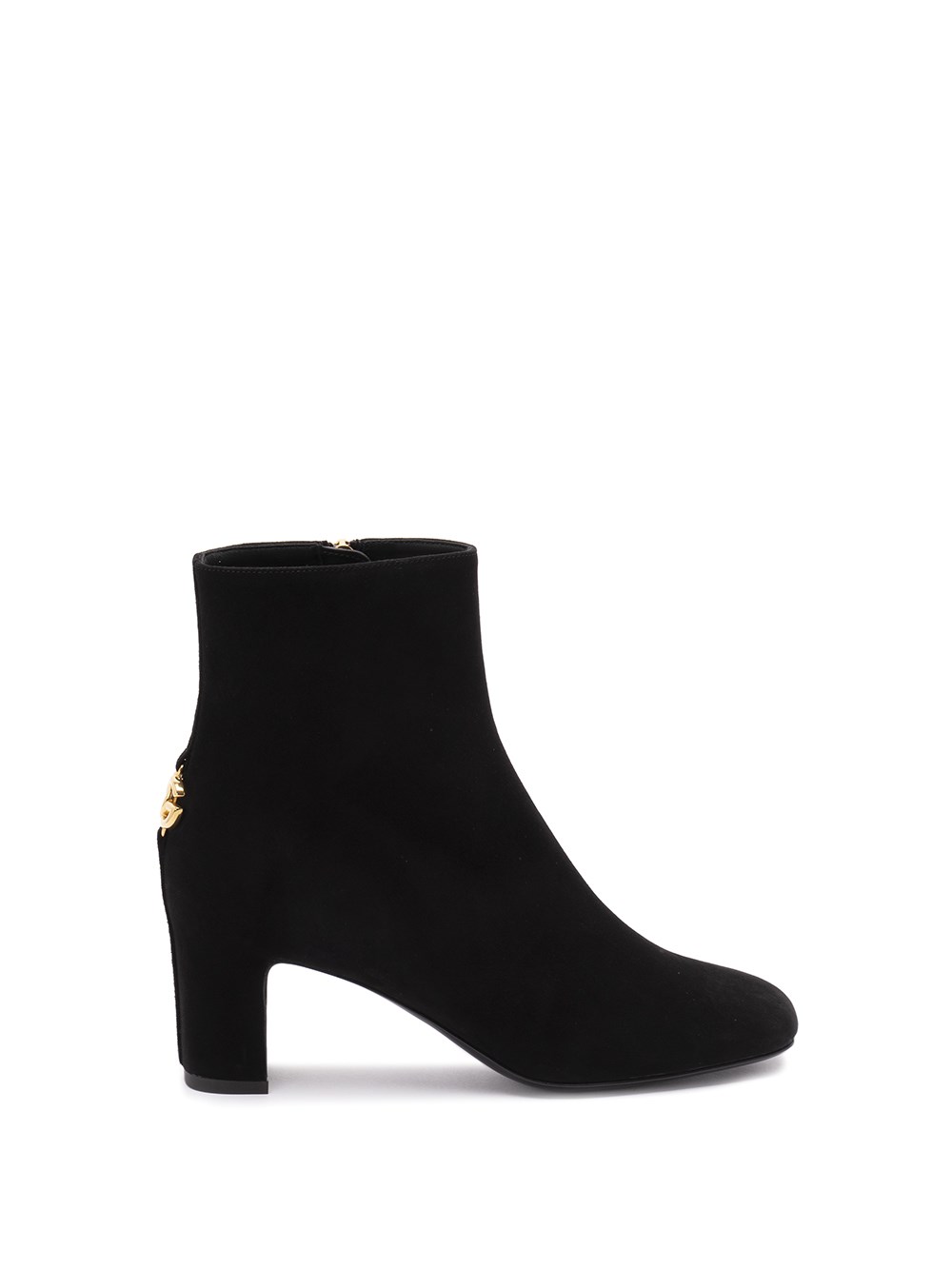 Dolce & Gabbana Suede Ankle Boots In Black