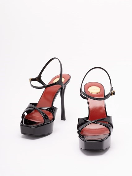 Leather Sandals Ysl Tribute Lips Sandals Tribute Leather Sandal
