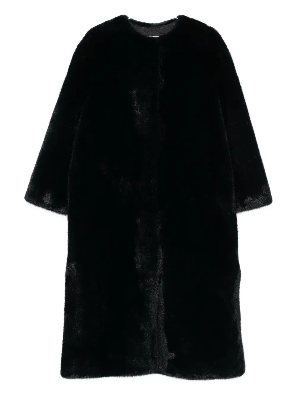 Valentini 1972 Eco Mink Coat In Blue