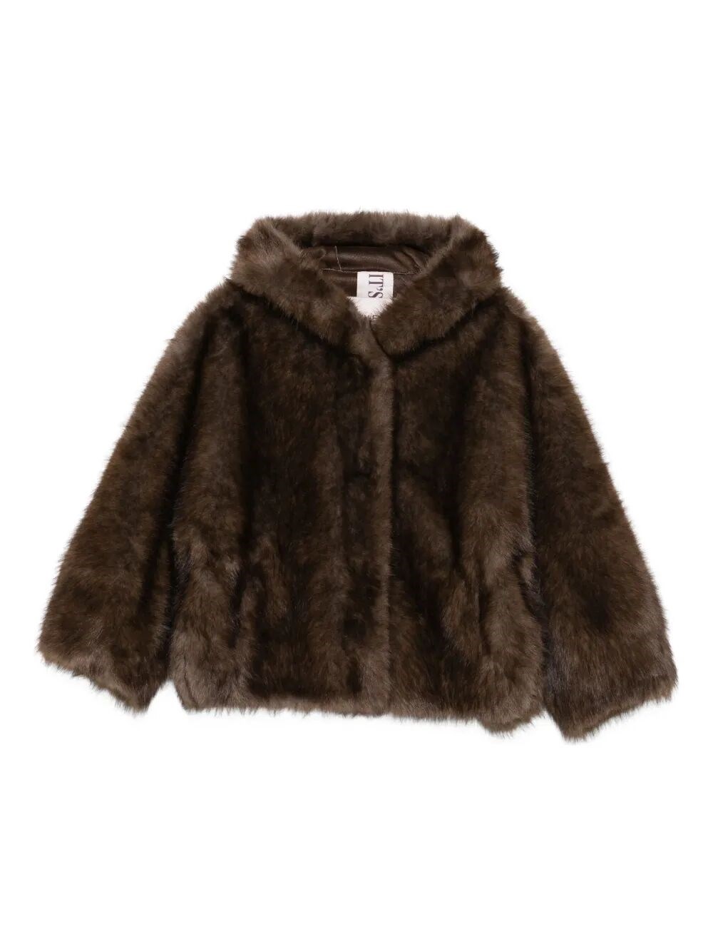 Valentini 1972 Eco Sable Coat In Green