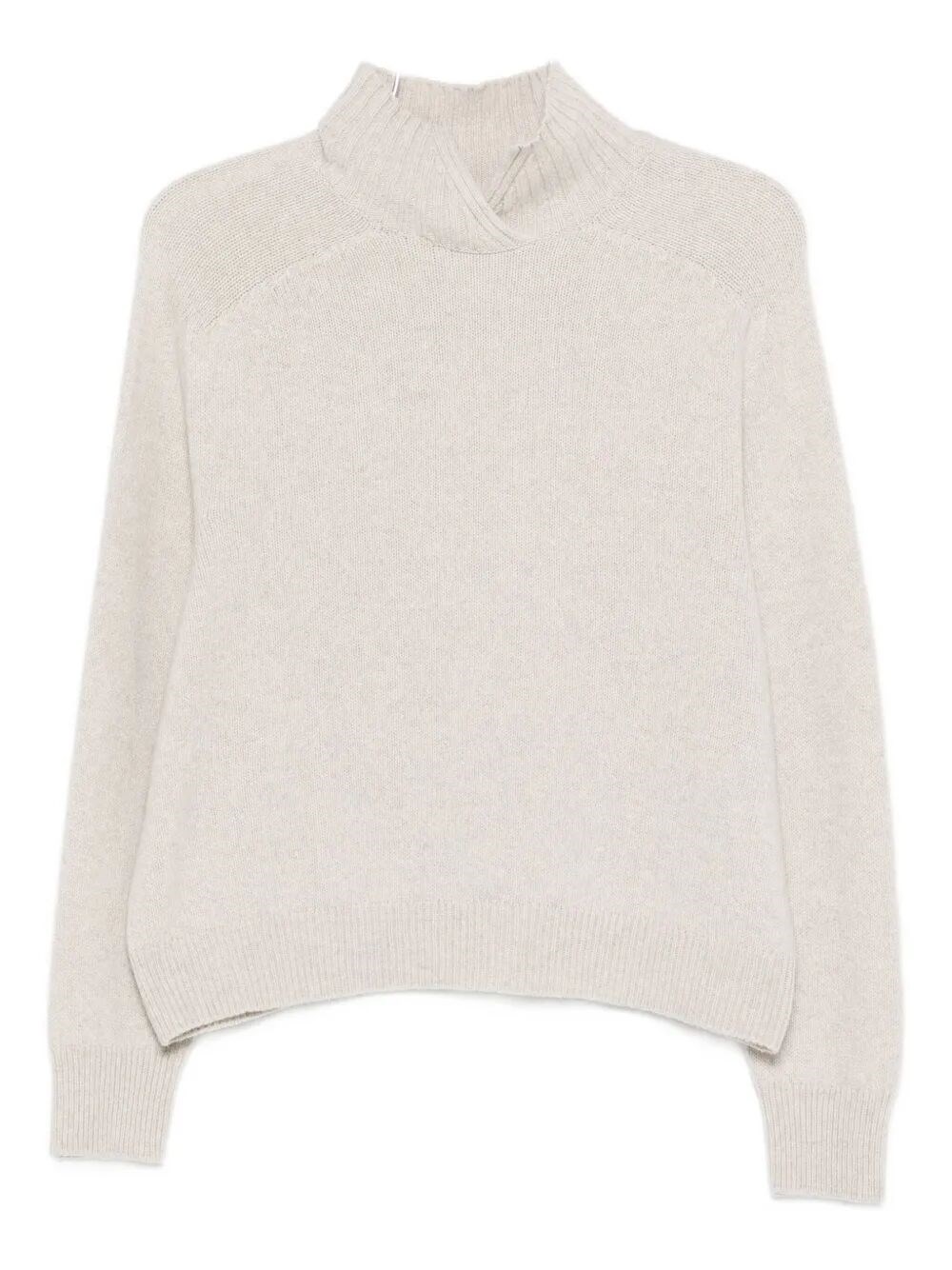 Malo Turtle-neck Sweater In Neutral