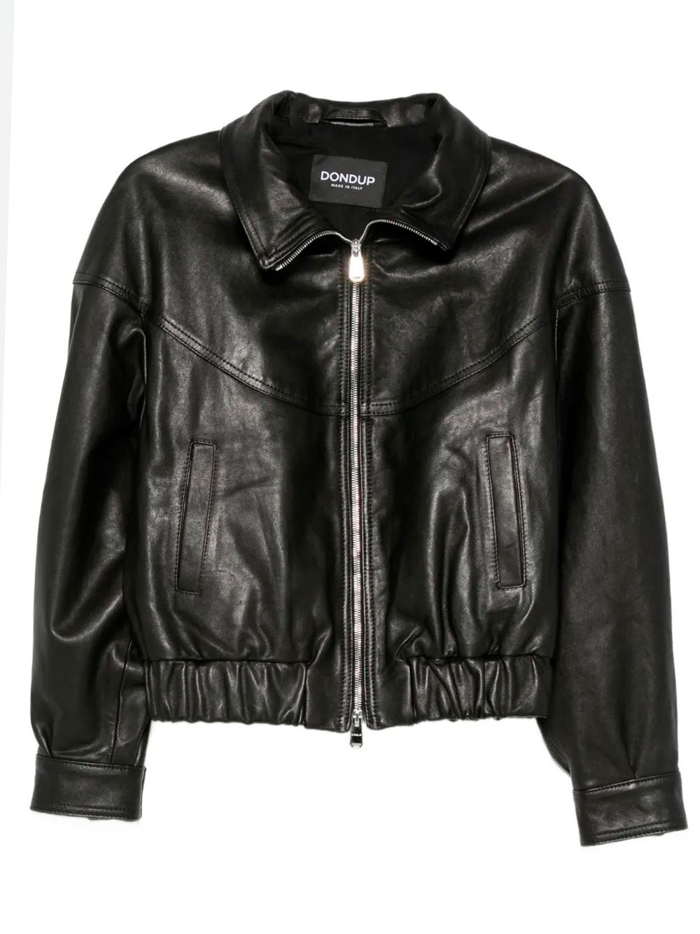 Dondup Zip-front Jacket In Black