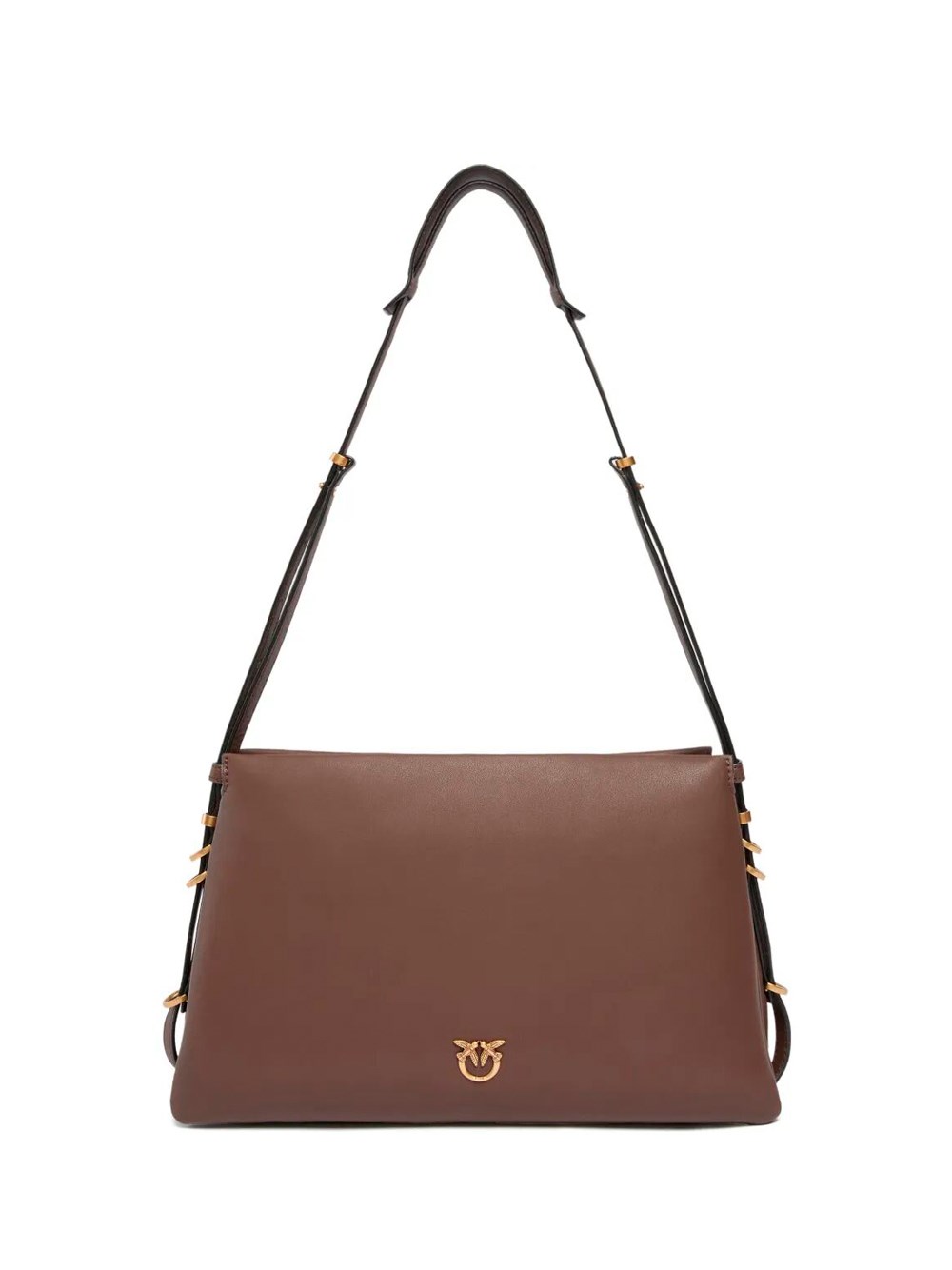 Pinko Triplet Crossbody Bag In Brown