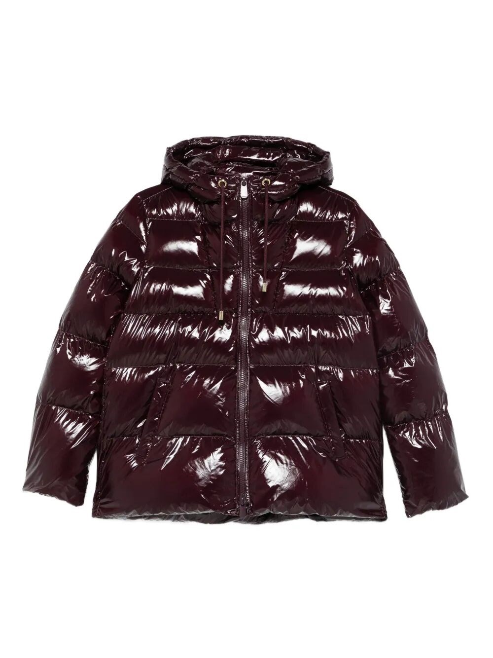 Pinko Quilted Hooded Jacket In Pink