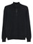 Drumohr Long Sleeve Mock-Neck Zip Sweater