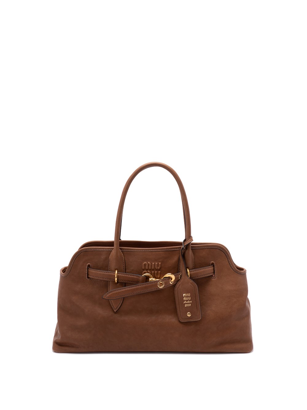 Miu Miu `Aventure` Nappa Leather Bag