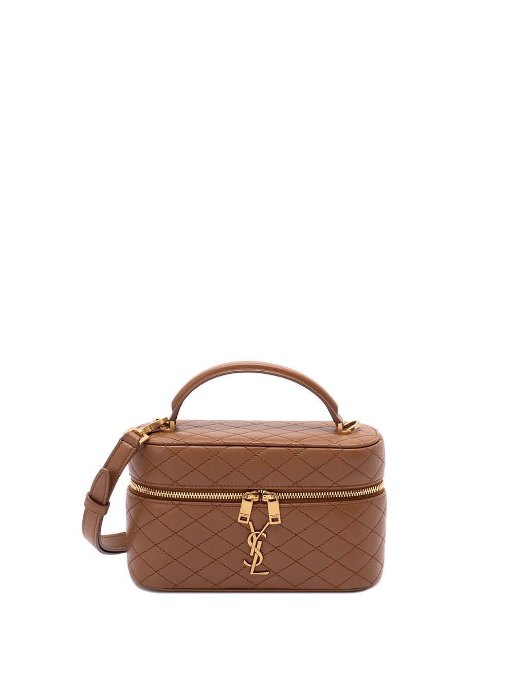 Saint Laurent `gaby` Vanity Bag In Yellow