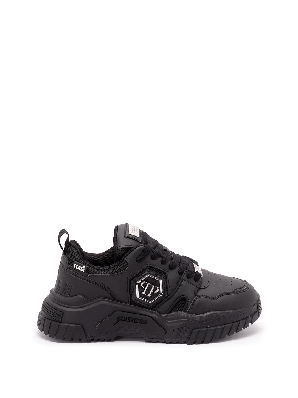 Philipp Plein New `predator` Sneakers `pp Hexagon` In Black