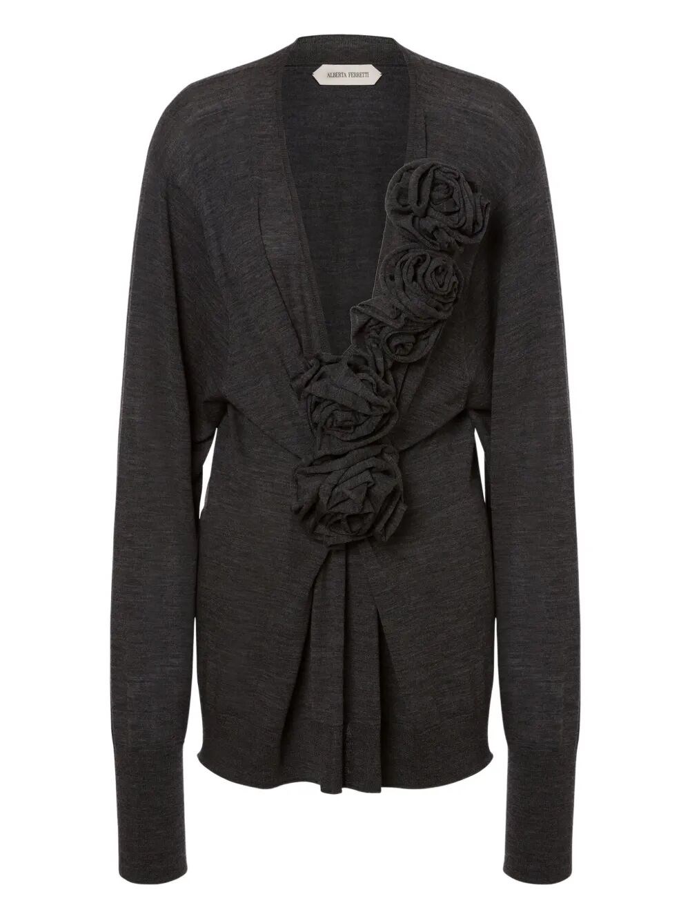 Alberta Ferretti Sweater In Gray
