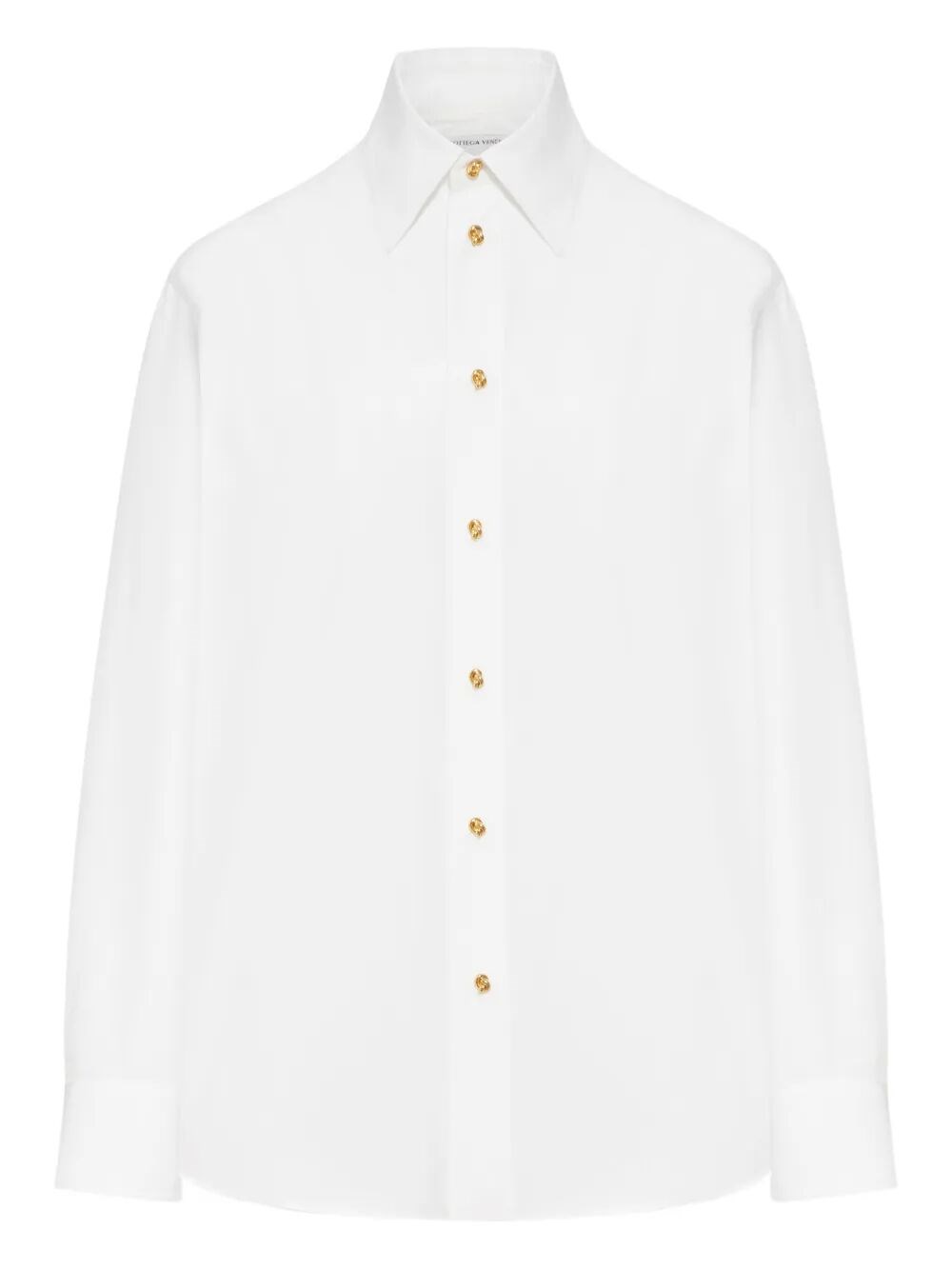 Bottega Veneta Leather Blouson In White