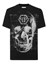 Philipp Plein Round-Neck T-Shirt `Skull` Strass