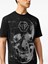 Philipp Plein Round-Neck T-Shirt `Skull` Strass