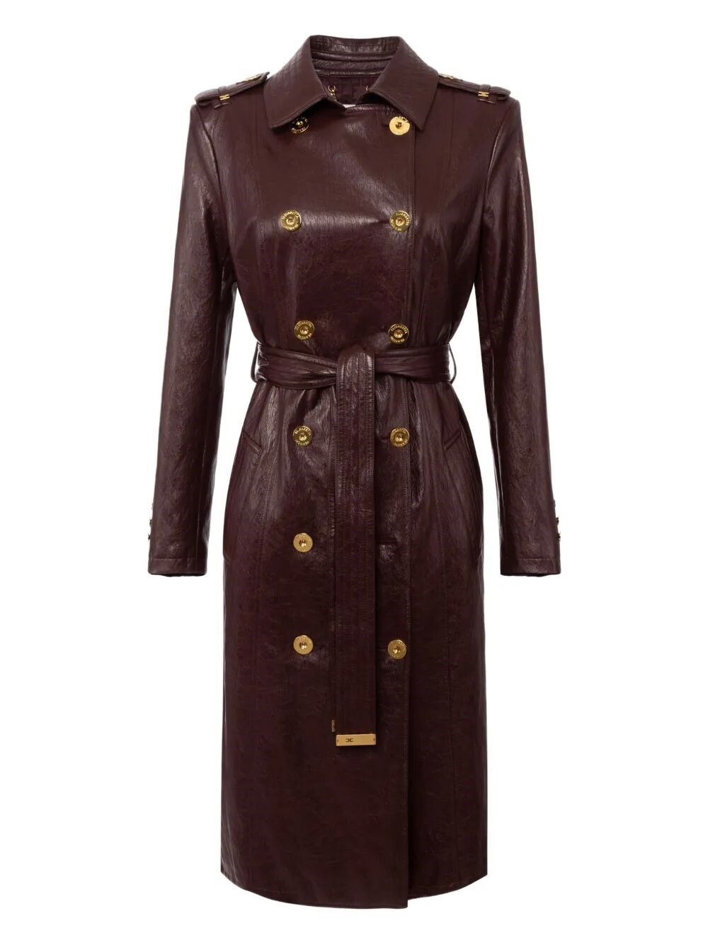 Elisabetta Franchi Coat In Red