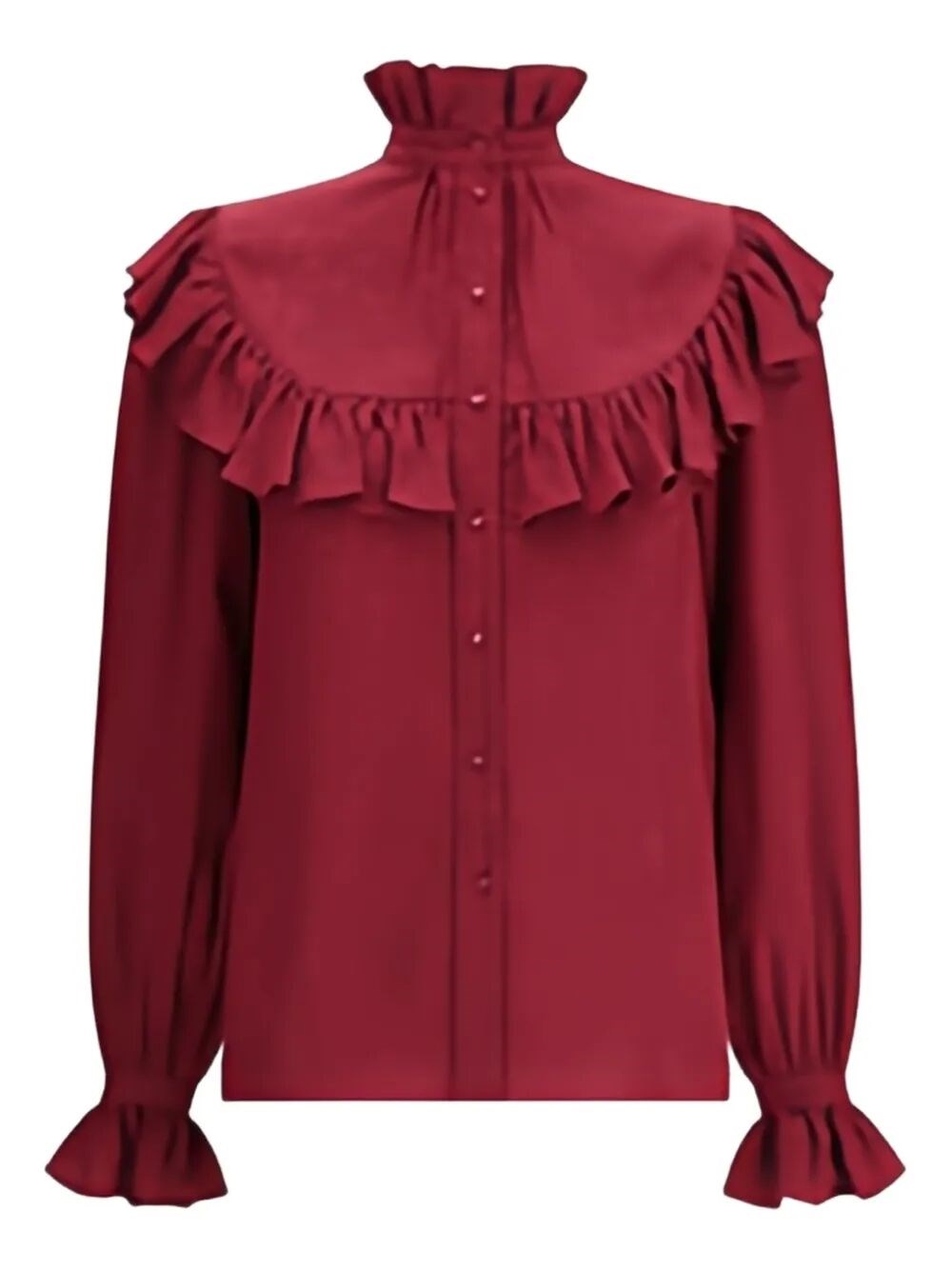 Saint Laurent Blouse In Red