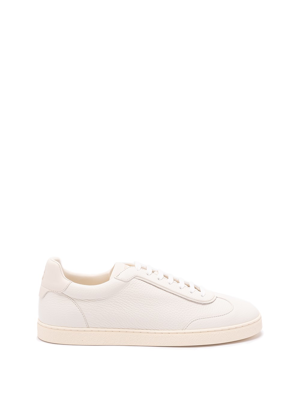 Brunello Cucinelli Leather Lace-up Sneakers In White