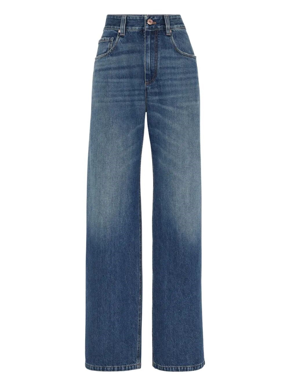 Brunello Cucinelli Women Contemporary Loose Pants In Blue