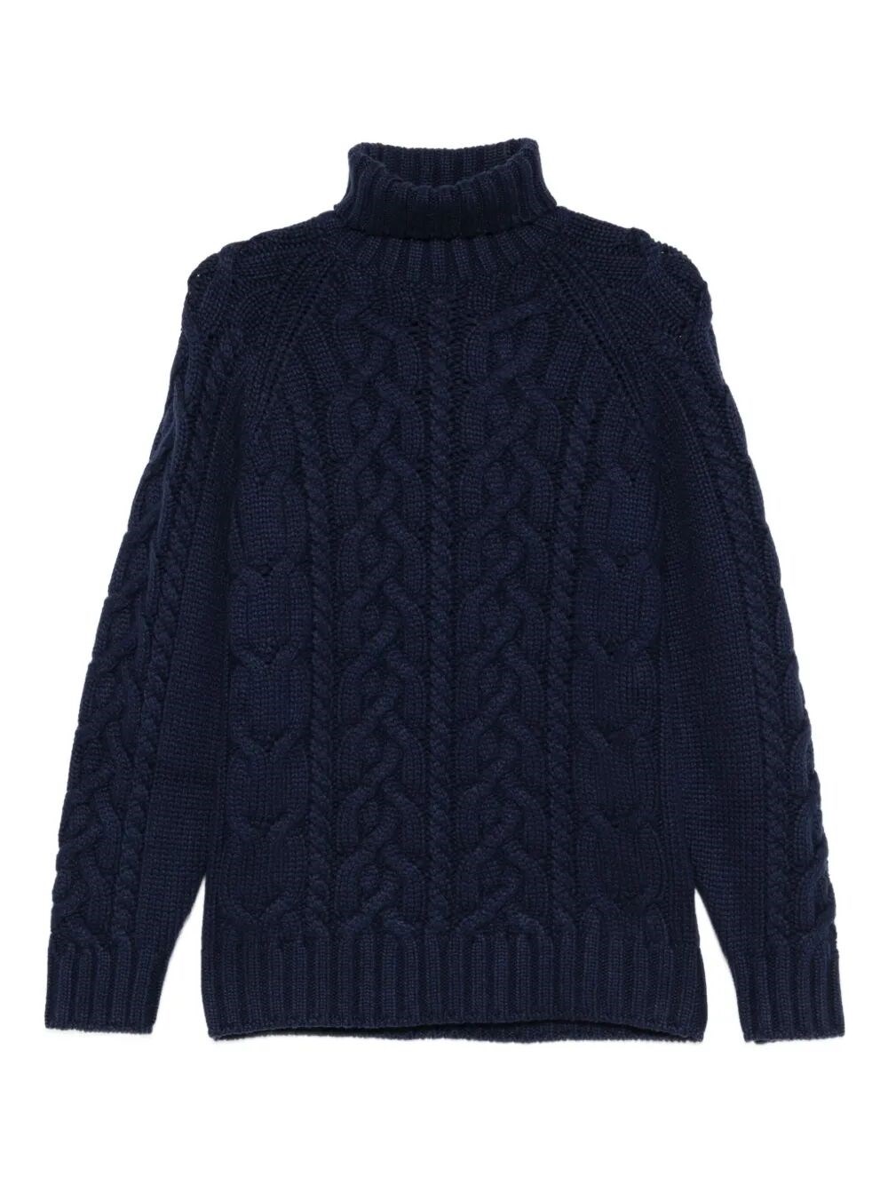 Brunello Cucinelli Men Cashmere Turtle-neck Sweater In Blue