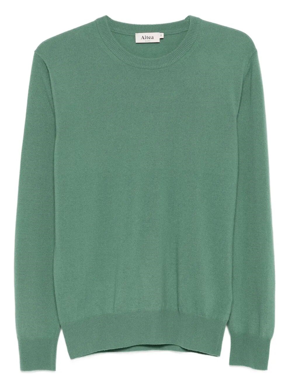 Altea Long Sleeve Crew-neck Sweater In Green