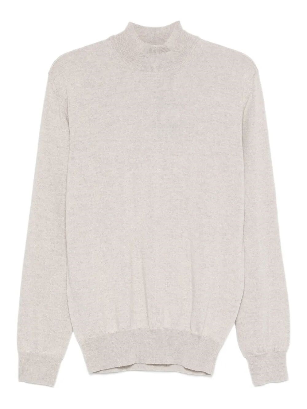 Altea Long Sleeve Mock-neck Sweater In Gray
