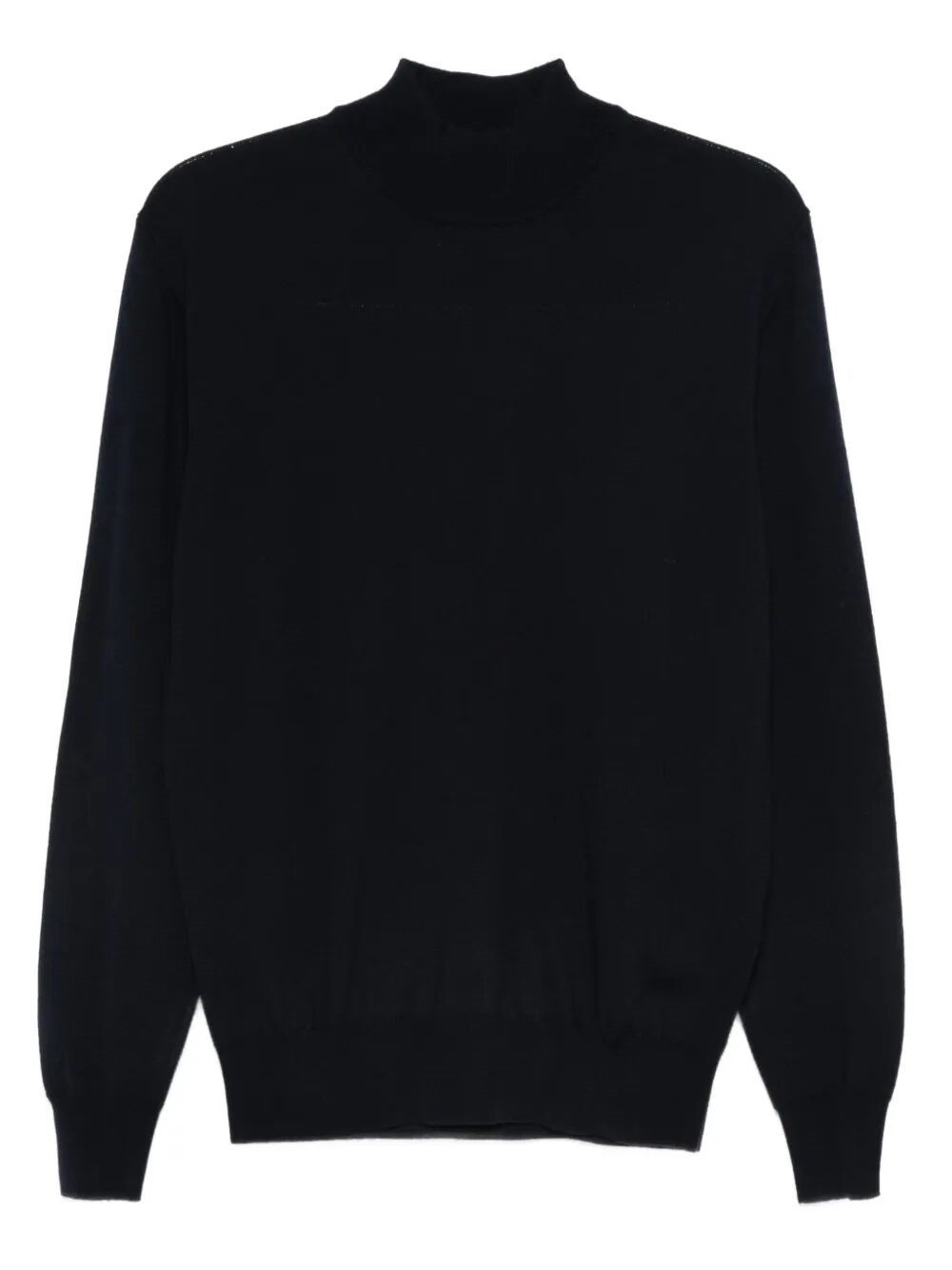 Altea Long Sleeve Mock-neck Sweater In Blue