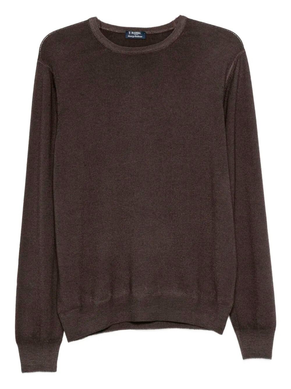 Barba Napoli Crew-neck Sweater In Brown