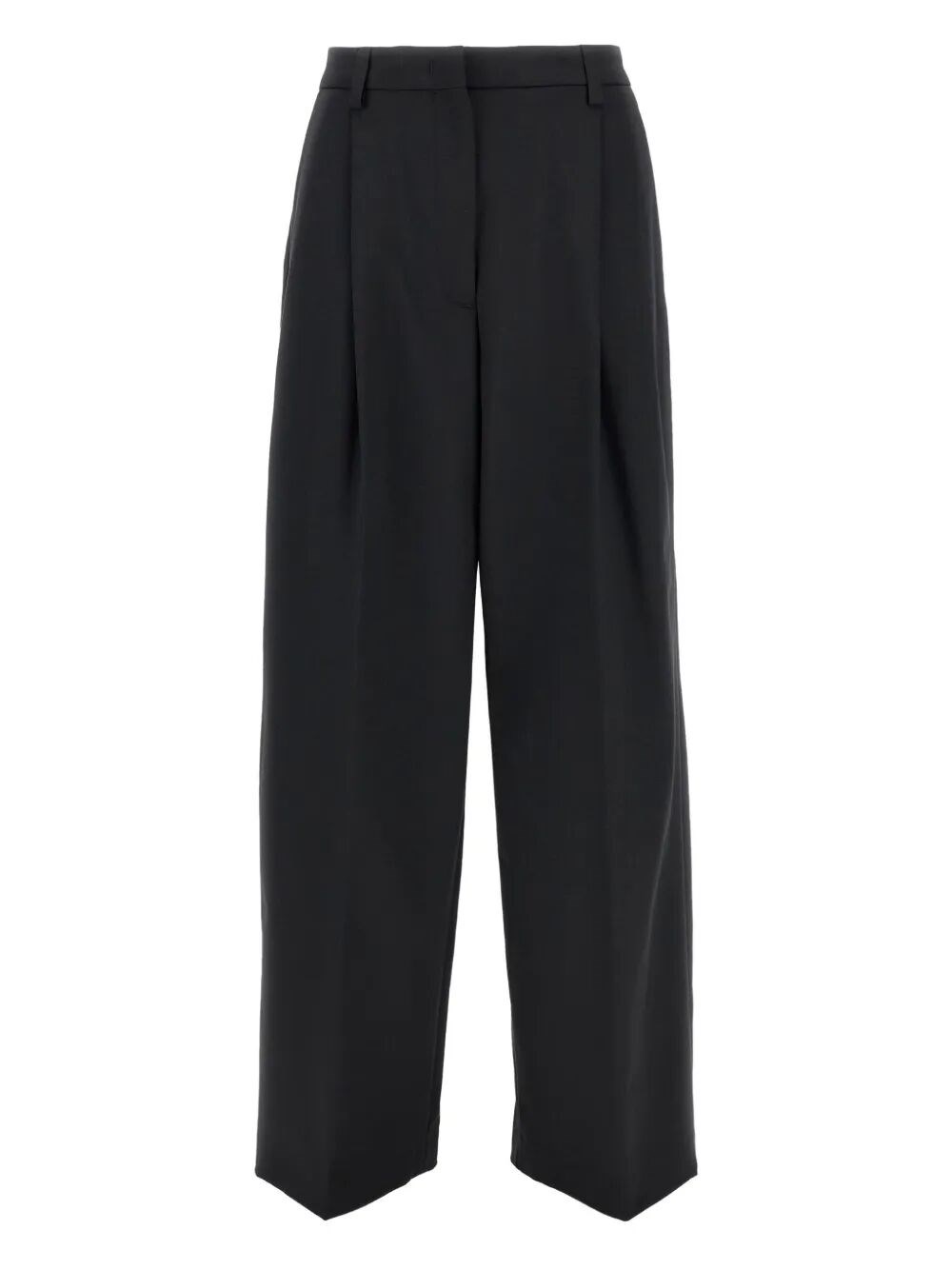 The Latest Tailored Black Trousers With High Waist In Black