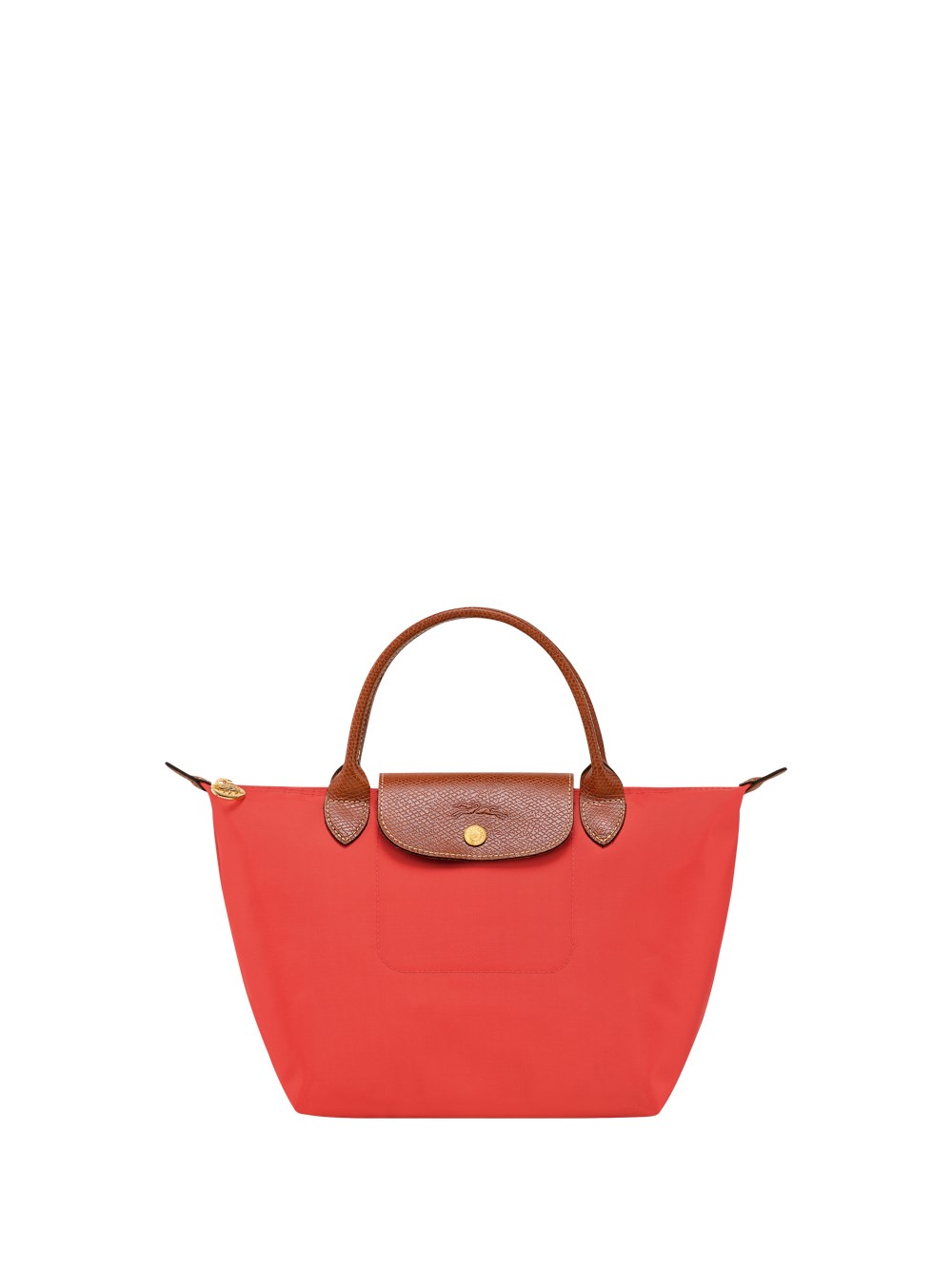 Longchamp `le Pliage Original` Small Handbag In Red
