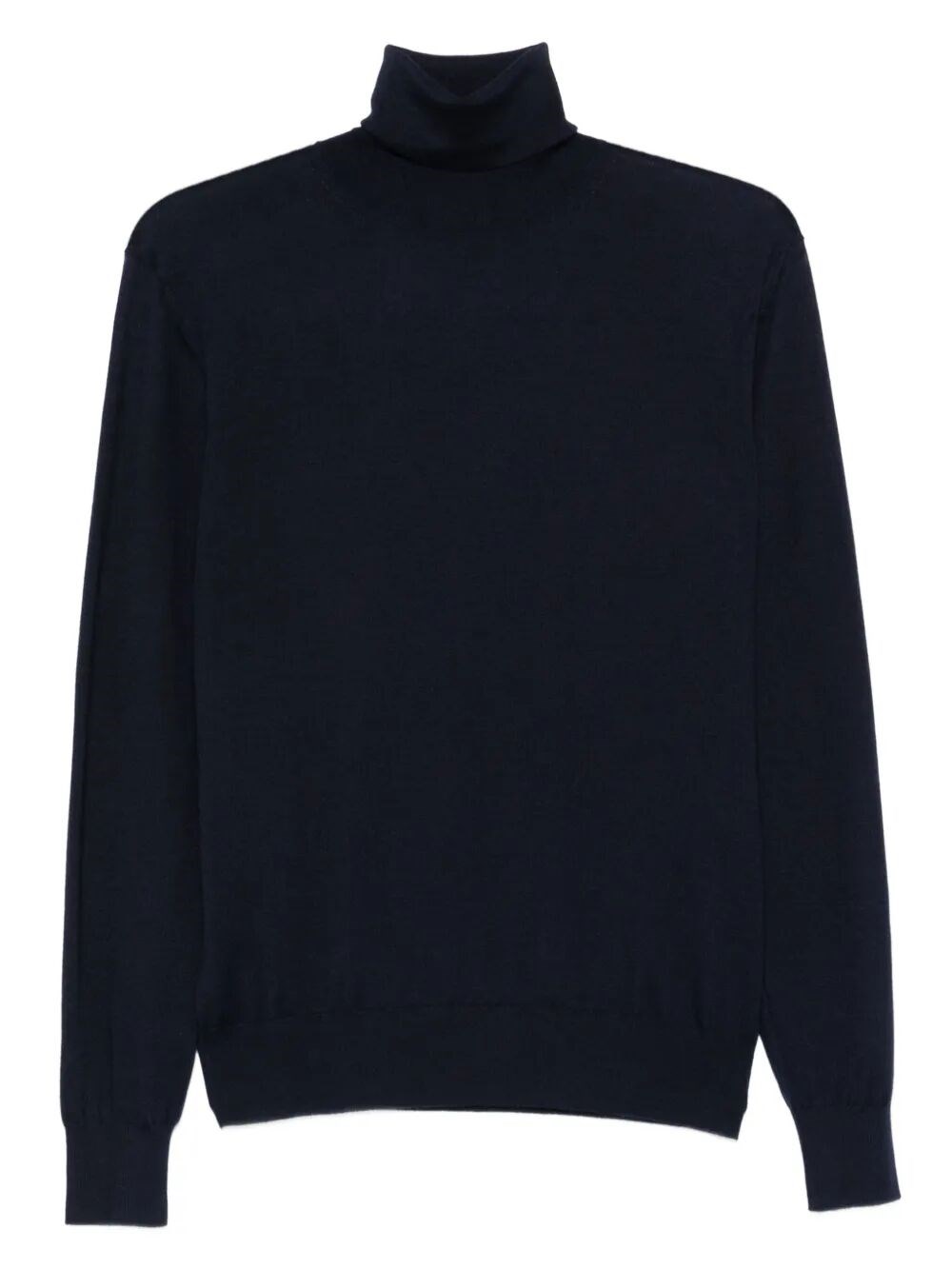 Saint Laurent Turtle-neck Sweater In Blue