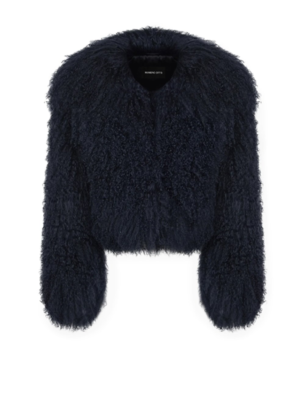 Numero Otto `mongolia` Short Coat In Blue
