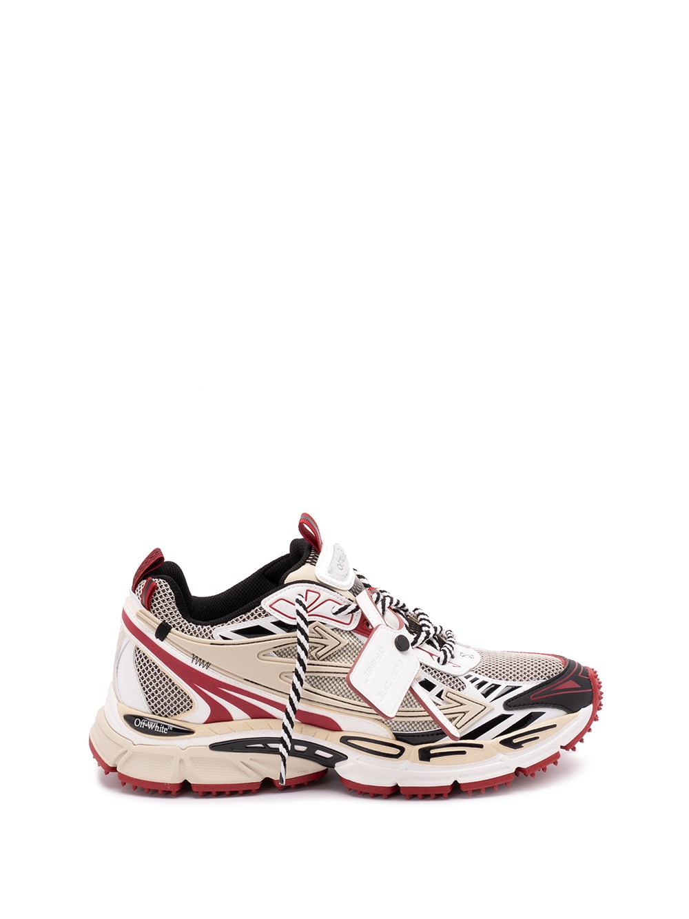 Off-white Ow Be Right Back Sand Polyurethane Sneakers In Neutral