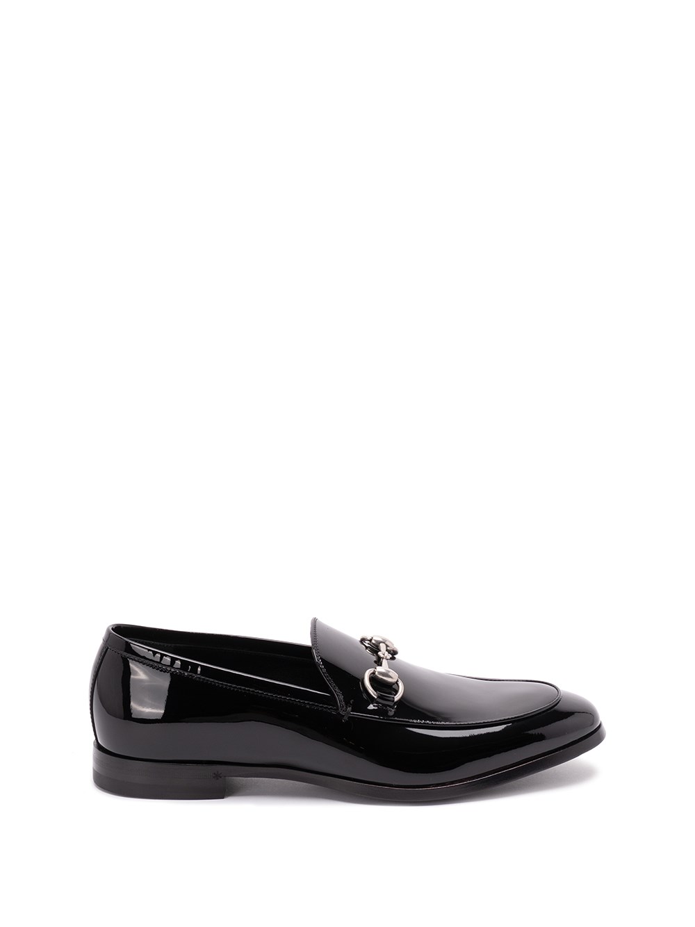 Gucci Loafers Shiny Leather In Black