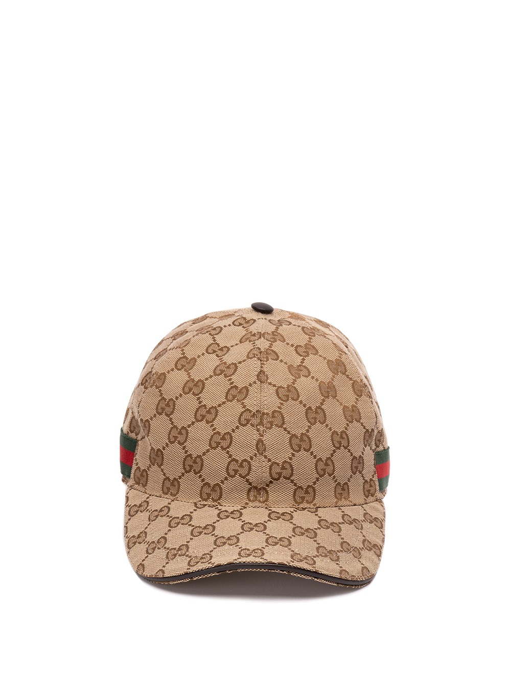 Gucci `Original Gg Canvas` Baseball Hat With `Web`