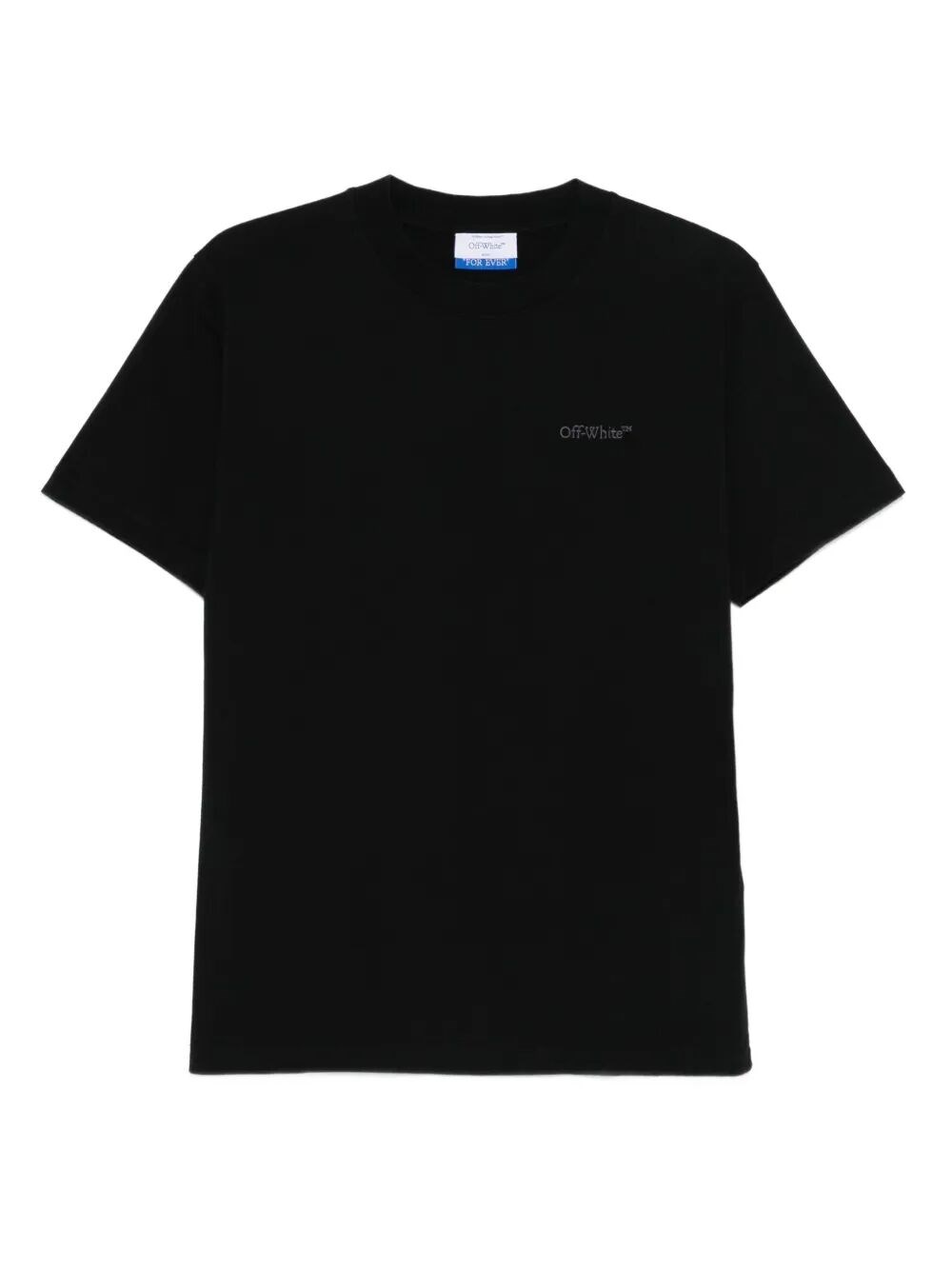Off-white `bookish` Slim Short Sleeve T-shirt In Black