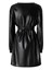 Pinko `Sfumato` Faux Leather Dress
