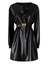 Pinko `Sfumato` Faux Leather Dress