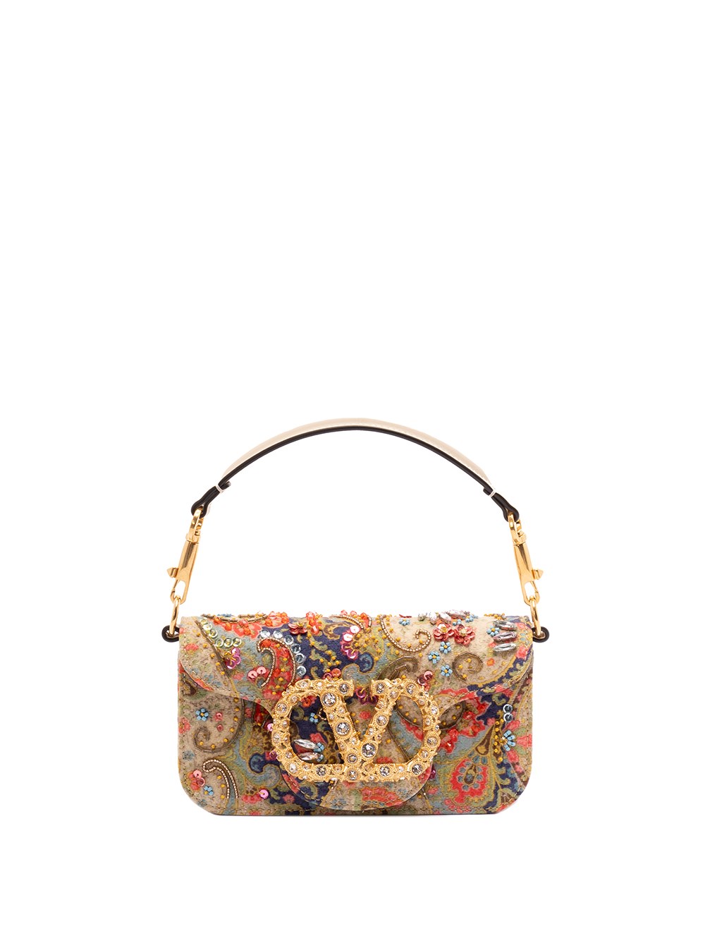 Valentino `locò` Small Shoulder Bag In Multi